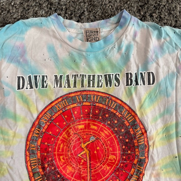Furst of a Kind Dave Matthews Band Tie-Dye T-Shirt, Size M - Picture 2 of 3